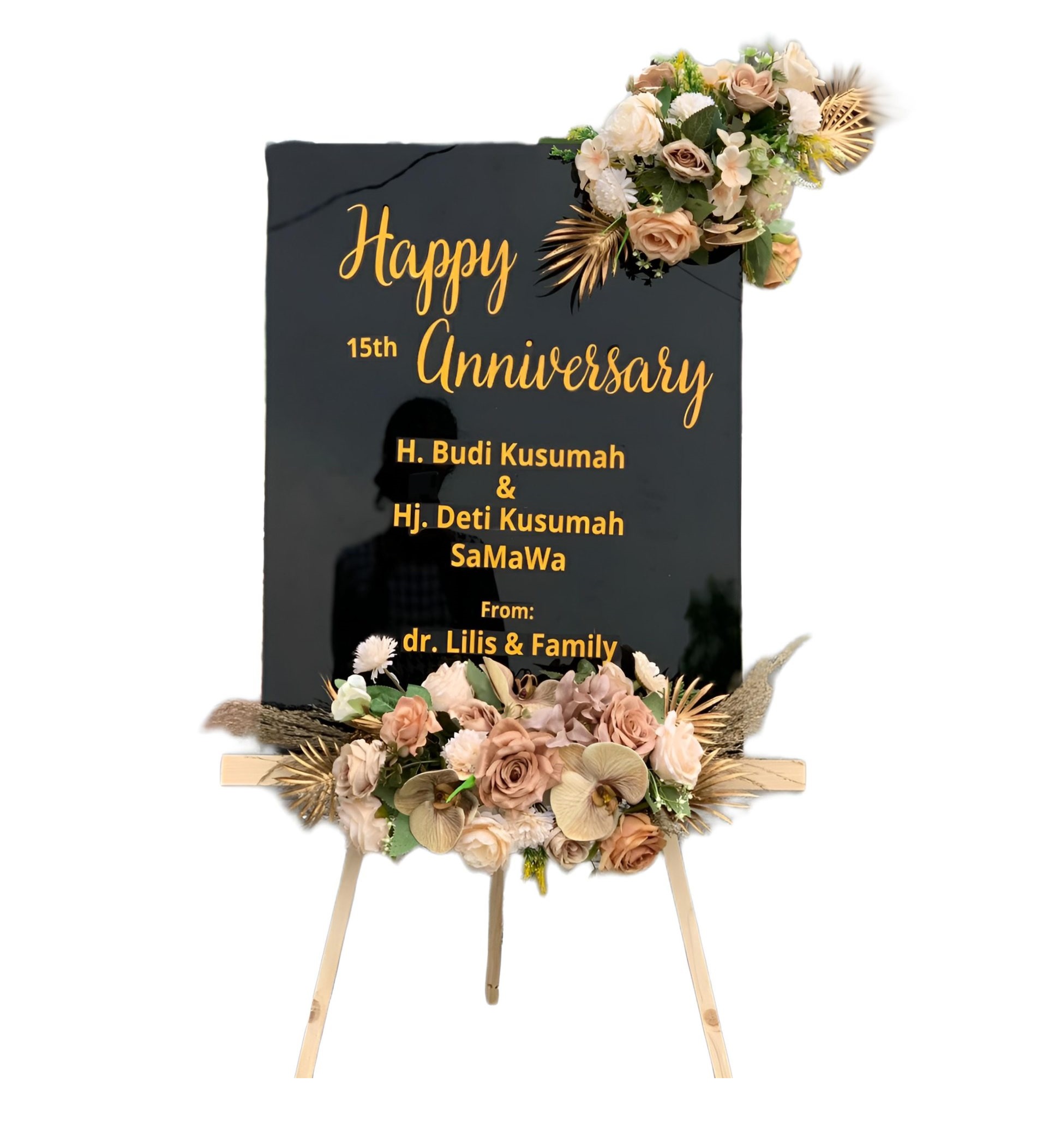 Papan Bunga Akrilik Kedungdung